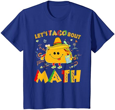 Vamos taco de taco matemática engraçada Cinco de Mayo Math Teacher T-shirt