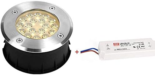 Mgor resistente 18W IP68 Piscina de piscina subaquática de LED subaquática LED de aço inoxidável de aço inoxidável Lâmpada de lâmpada