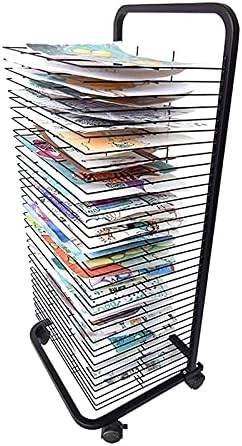 Neochy Secying Racks, rack de secagem de arte, rack de secagem de lubrificação por arame de 35 camadas, lubrificação infantil,