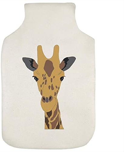 Azeeda 'Giraffe Head' Hot Water Bottle Bottle