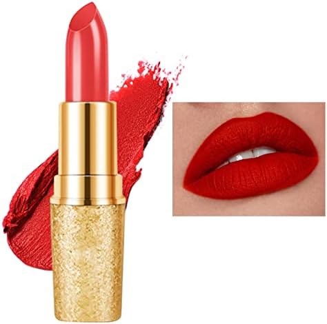 Velvet Lipstick Impermeável Longo Non Stick Cup não Fade Nude Lip Gloss até 24 horas Maquiagem labial para mulheres Batom