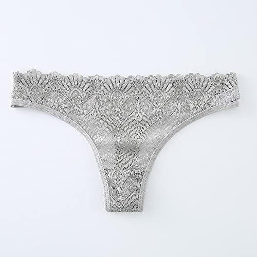 Tangas sexy para mulheres g corda baixa cintura renda bordada floral impresso em cordas elásticas elásticas Gripa elástica Hipster