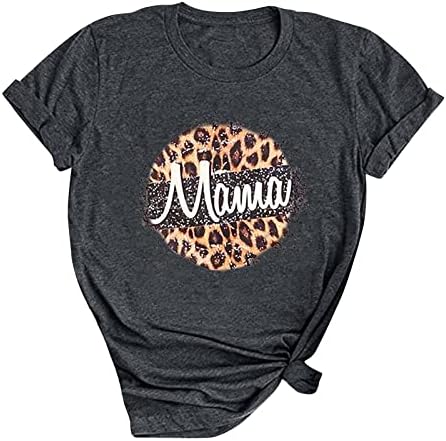 Camisas de mamãe de beisebol feminino