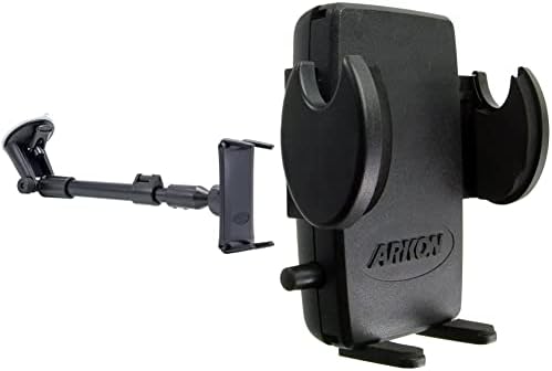 Arkon Phone e Mid -Size Tablet Windshield Mount Compatible com iPad mini iPhone 12 11 xs xr galáxia nota 20 10 9 S21