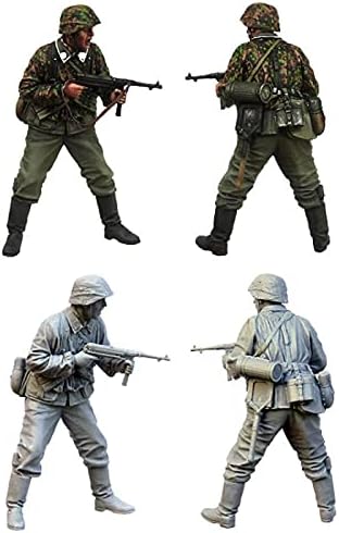 SPLINDG 1/35 Resina Soldado Modelo Tema Militar da Segunda Guerra Mundial Segunda Guerra Mundial Soldado Uncamado e Dencolor