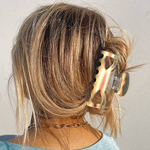 Clipes de cabelo de cabelos a laser brinie garra magia de cabelos, pinças