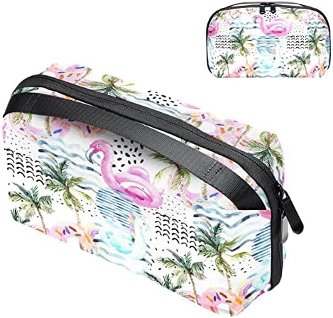 Bolsa de bolsas portáteis de organizações eletrônicas Flamingo Piscina Saco de armazenamento de cabo para discos rígidos,