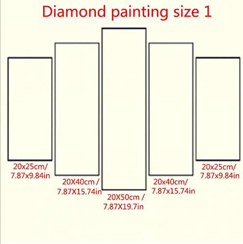 Kit de pintura de diamante 5D DIY para adultos/crianças/iniciantes broca completa diamante arte grande tamanho gem