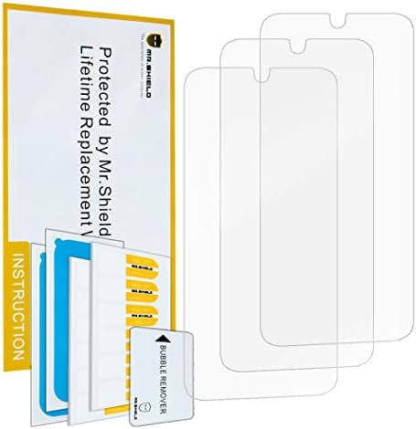 Mr.Shield [3-Pack] Protetor de tela para o consumidor Celular Zmax 5G Anti-Glare [Matte] Protetor de tela