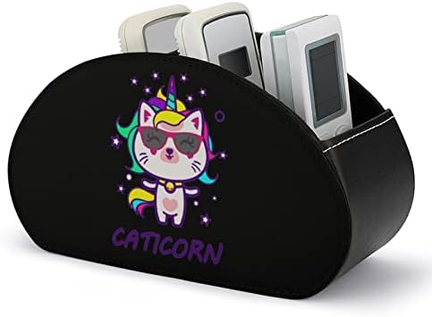 Unicorn Cat Imprimindo TV Remote Organizer Box Controle