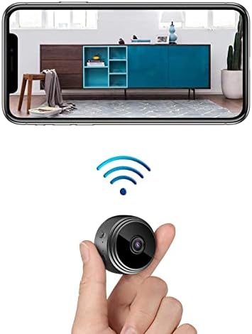 Câmera de câmera Wi -Fi de câmera mini, câmera de babá, 2,4g WiFi 1080p HD Camera Home Hidden Security Camera, câmera de cães