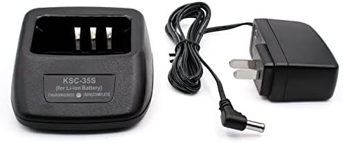 Carregador KSC-35S compatível com Kenwood TK-2200 TK-2207 TK-2300 TK-2302 TK-2307 TK-3200 TK-3202 TK-3207 TK-3400