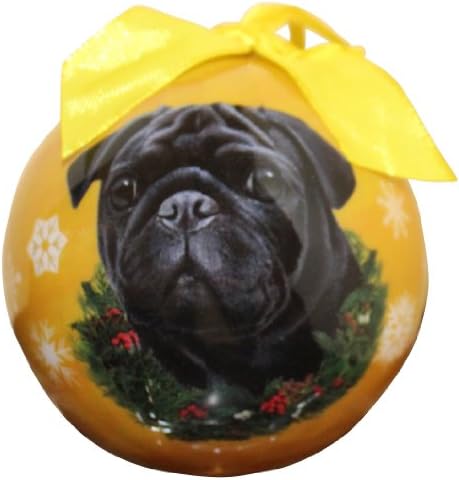 Pug Ball Christmas Ball Ornament Proof Ball