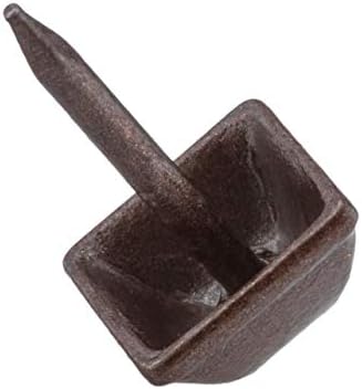 ARC Pirâmide Cabeça Antiga Estofos de cobre Tacks | 3/8 quadrado x 1/2 de comprimento | Pacote de 16 | Cabeças de unhas