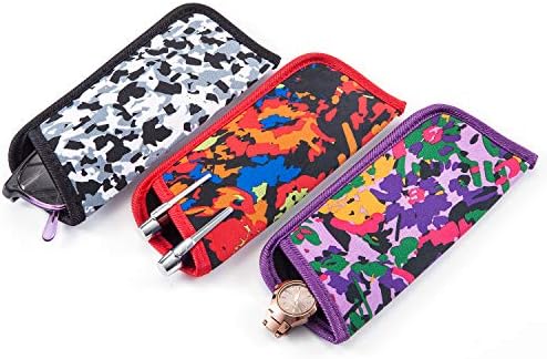 Bolsa de óculos de estojo de óculos, óculos de neoprene macios óculos de manga Bolsa de proteção anti -arranhão protetora