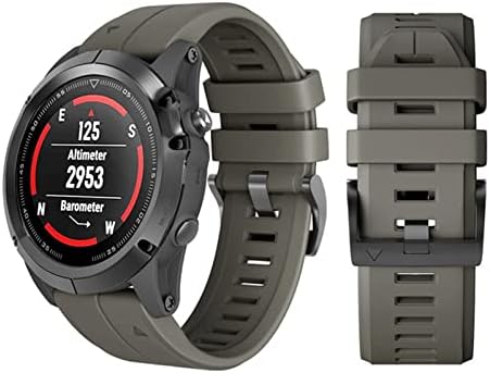 DJDLFA 20 22 26MM RELUGA RELUGA RELAÇÃO RATA DE VABA DE GARmin Fenix ​​5 5 mais 6 6x Pro 3HR D2 MK1 935 Smart Watch Silicone EasyFit