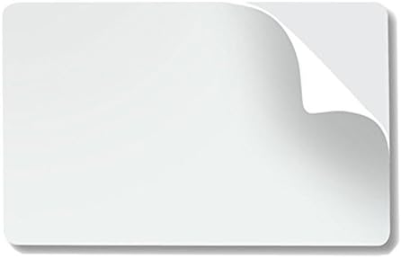 Bodno Premium CR80 10 Mil Mylar Adhesive Backed PVC Cards - 100 pacote
