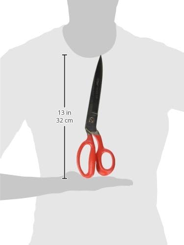 Crescent Wiss 12 BEND HANGE DO CUSHION GRIP Shears Industrial - W22P, vermelho