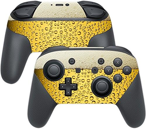 MightySkins Skin Compatível com Nintendo Switch Pro Controller - Buzz de cerveja | Tampa protetora, durável e exclusiva