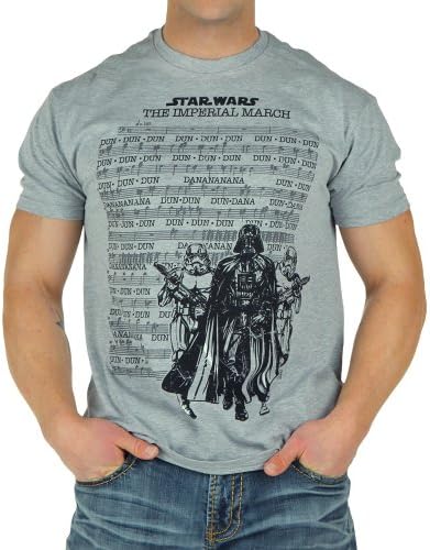 Star Wars Darth Vader March Folha de manga curta T-shirt