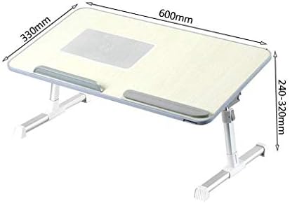 Mesa de laptop GFHLP para cama, bandejas de cama de colo para comer e laptops mesa de volta, bandeja de computador ajustável para cama