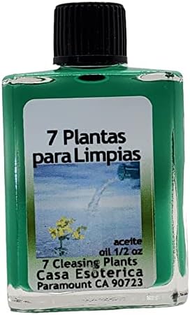 Óleo de unção espiritual no espaço de magia - 7 plantas de limpeza Óleo - Feitiço de purificação - Remova energia