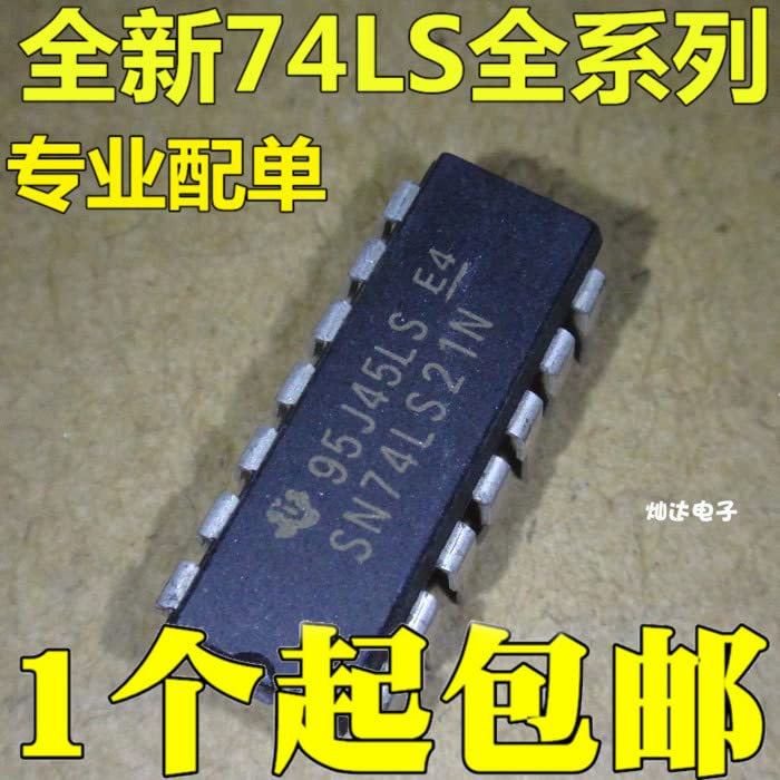 10pcs hd74ls21p 74ls21 sn74ls21n dip-14