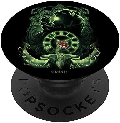 Disney Beauty and the Beast Green Hue Silhueta Popsockets PopGrip: Swappable Grip para telefones e tablets