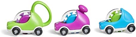 Hand2mind Popping Fnegget Cars, brinquedos táteis sensoriais de inquietação, carros de brinquedo para crianças, brinquedos