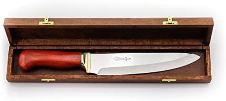 Faca de carne de Zakharov - 20 polegadas de açougueiro e faca de churrasco - aço inoxidável - feito à mão no Brasil - perfeito para