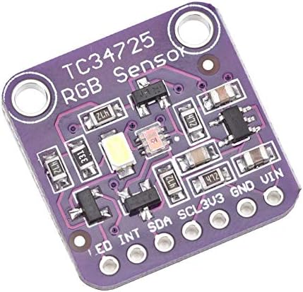 Sensor colorido Walfront CJMCU34725 TCS34725 RGB Módulo de reconhecimento de cores de cores leves, sensor