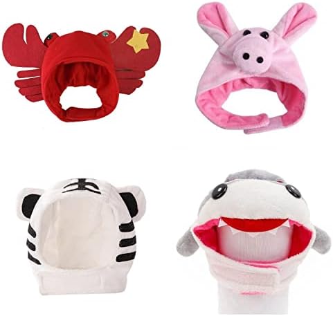 Set 4pcs Orezes tranquilos para cães - Muffs de orelha de cachorro para ruído, protetor de orelha de cachorro forma de animal vestido