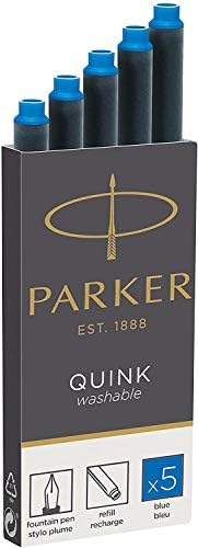 Parker Quink Washable Ink Tountain Pen Recar