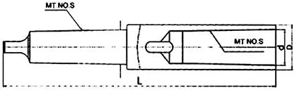 Morse Adaptador reduzindo a manga da broca para moagem do torno