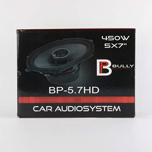 Bully Performance Audio BP-5.HD | Alto -falante de 450 watt 5x7 ″ | Alto -falantes de carro coaxial