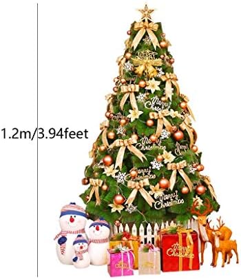 Home Christmas Tree Artificial Christmas Tree com suporte de metal fácil de montar premium 4,92 pés para decoração de férias Árvore de presente da sala de estar