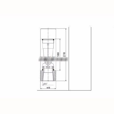 LZM-15G 1-11L/min Tipo de tubulação Líquido Rotâmetro do medidor de fluxo de água de medidor líquido