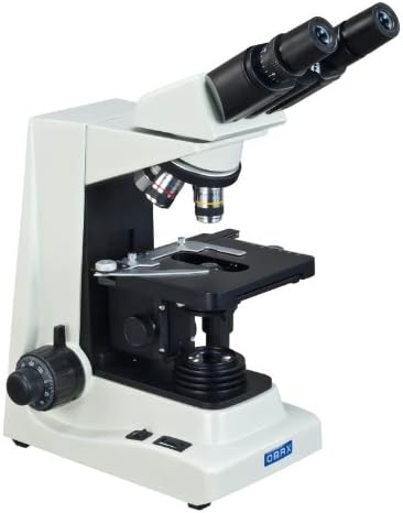 OMAX 40X-1600X Plano avançado Microscópio de composto binocular Darkfield com câmera USB e condensador de campo escuro seco