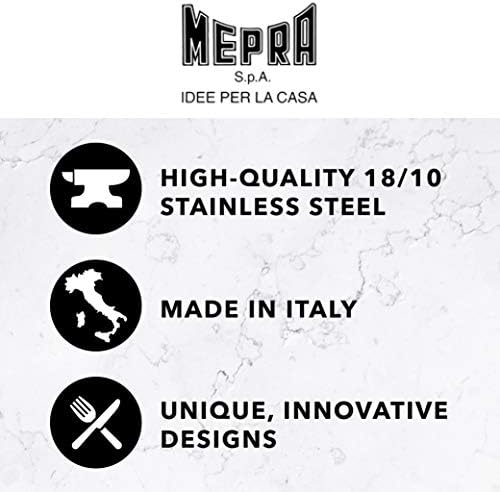 Mepra imagina talheres de 113 peças de falhas de acabamento Silver Silver