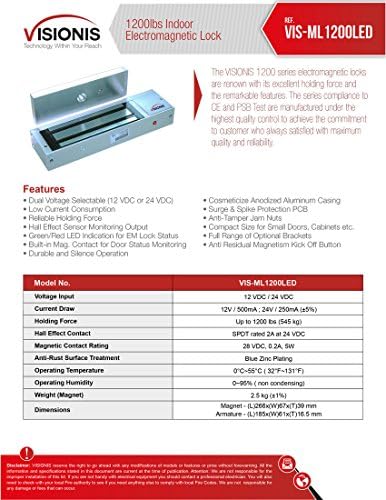 Visionis FPC-7943 4 Portas Controle de acesso Superando a porta de 1200 libras de Maglock TCP/IP Wiegand Controller Box, teclado/leitor