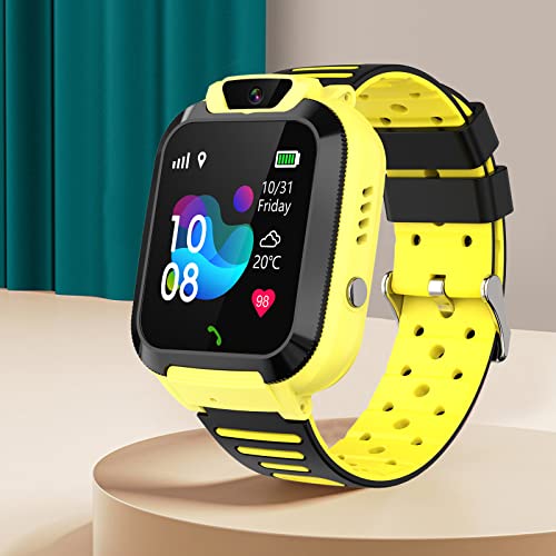 Crianças à prova d'água Smart Watch for Boys Girls Idades de 3 a 12 com jogos Camera Camera Music Player Call