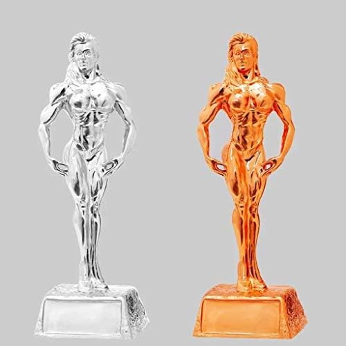 Sports Troféus Golden Sliver Brass Fitness Trophy Bodybuilding Competition Trophy Prêmios de fitness Trophy Trophy Multi Colors Coleções