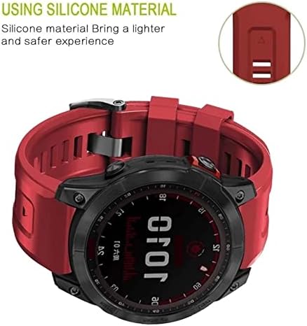 ONECM 26 22mm Silicone Retwan Watch Band Strap for Garmin Fenix ​​7x 7 6 6x Pro 5x 5Plus 3HR SmartWatch EasyFit