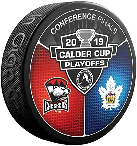 2019 Final da Conferência da Calder Cup Vs Vs Marlies Official AHL Game Puck - Cartões de hóquei