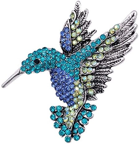 Selovo Antique Tove Birdbird Bird Multi Color Jóias de broche de cristal austríaco