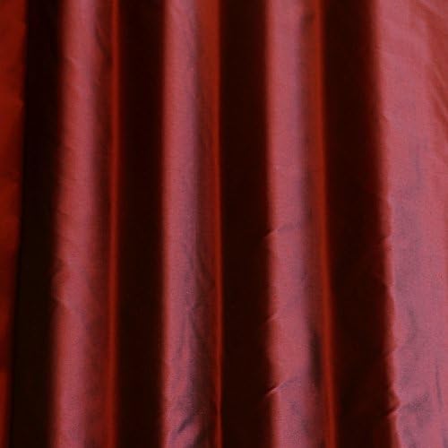 Tafeta de seda vermelha da Borgonha, tecido de seda, no quintal, 54 de largura