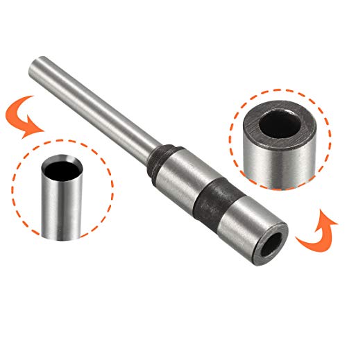 Broca de papel de papel de 6 mm Uxcell, ferramenta de bit hollow shank hollow, para uma máquina de perfuração de perfurador