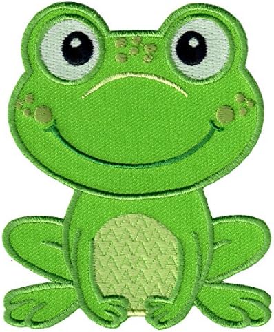 Patchmommy Frog Patch, Ferro On / Sew On - Apliques for Kids Kids