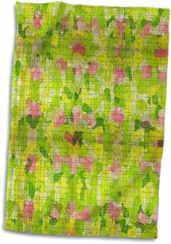 3drose florene padrão abstrato - passo animado - toalhas