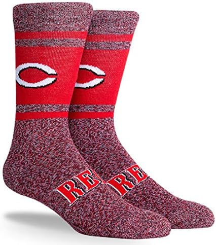 PKWY Unisisex 1-Pack Reds Crew Socks